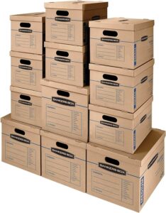 Bankers Box SmoothMove Classic Tape-Free Moving Boxes