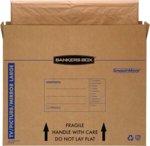 Bankers Box SmoothMove TV, Picture, or Mirror Moving Box