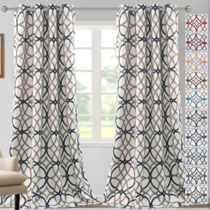H. VERSAILTEX Blackout Curtains Printed Design
