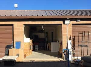 U-Haul self-storage unit full of home goods