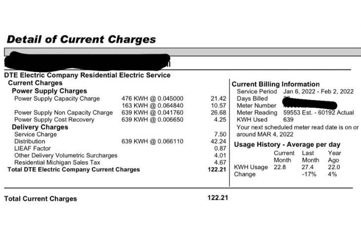 Sample-electric-utility-bill